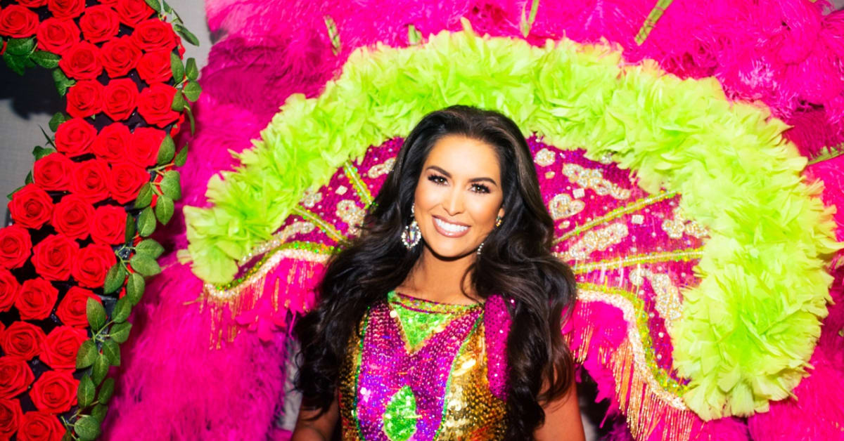 Miss Louisiana Takes Choctaw Roots To Miss USA ICT News   Miss Louisiana Tanya Crowe In Mardi Gras Costume 