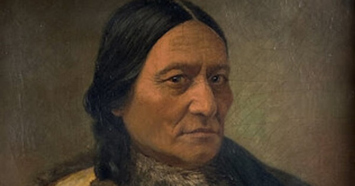 Sitting bull new arrivals painting