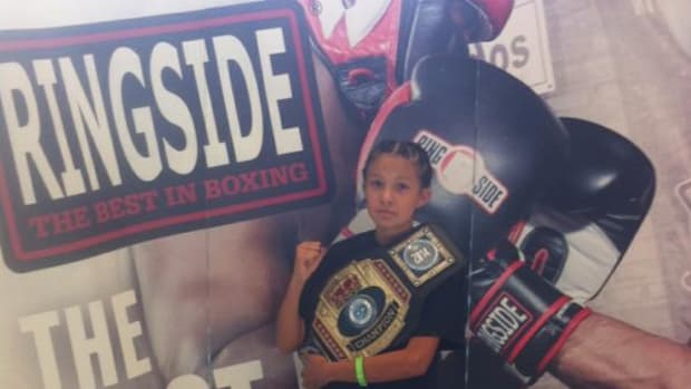 Maria 'Little Sioux' Moore, Spirit Two Lake Sioux Tribe, won her second Ringside World Tournament