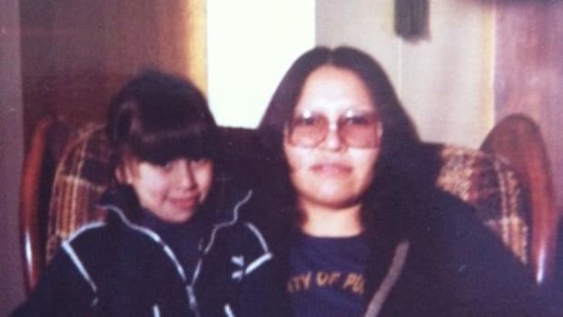 Gloria Ranger and her mother, a residential school survivor in Canada.