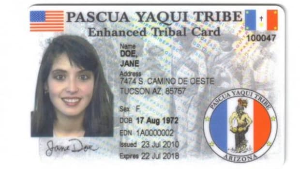Pascua Yaqui Tribe, Enhanced Tribal Card
