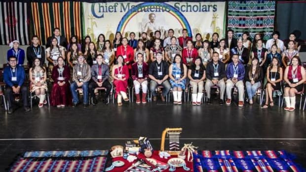 The 2014 Navajo Nation Chief Manuelito Scholars were honored at Pinon High School on July 18.