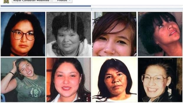 Some of the missing indigenous women highlighted on the Royal Canadian Mounted Police's Facebook page.