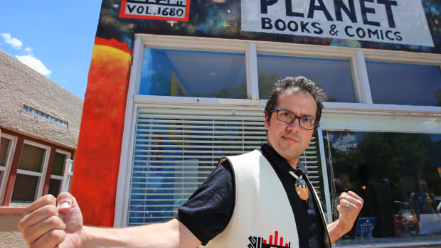 Indigenous Comic Con creator Lee Francis is the owner of the Red Planet Comics and Bookstore.