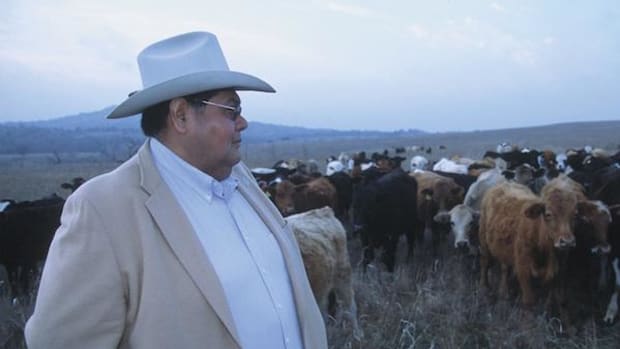 Milton Sovo, Comanche Nation Secretary of Agriculture, on Comanche grazing lands. New access to carbon credits through federal grants will enhance the bottom line as well as preserve culture and help combat climate change.