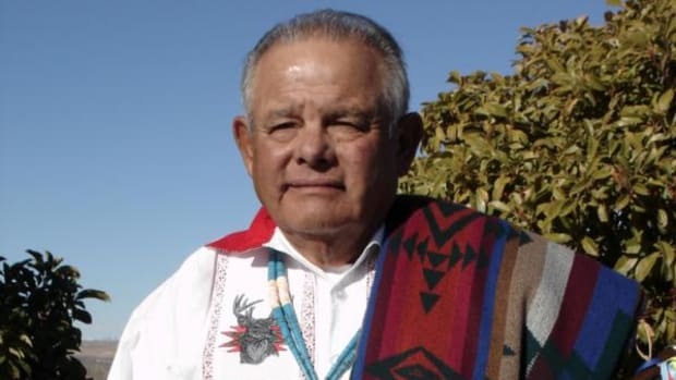 Governor Edward Paul Torres, Pueblo of Isleta. Isleta, New Mexico; January 2016.