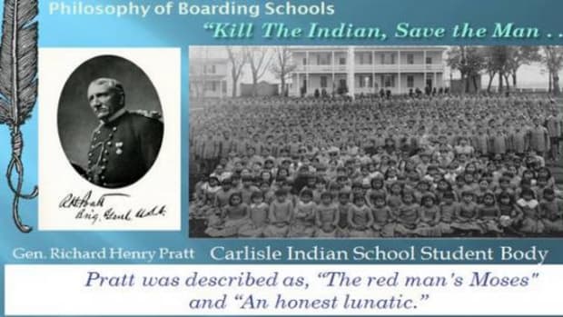 Captain Richard Pratt designed boarding schools to transform the Indian into the white man’s image. His first was Carlisle Indian Industrial School in Carlisle, Pennsylvania.