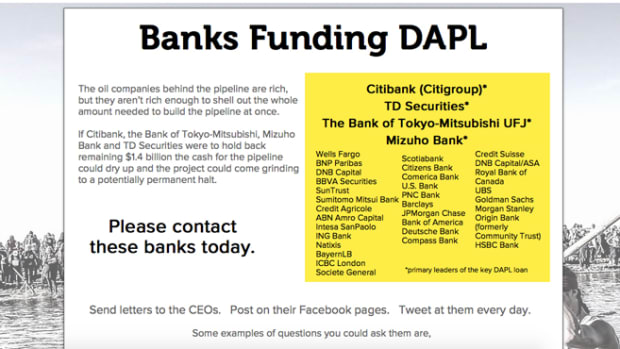 DAPL Banks screenshot