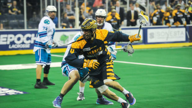 Ending the 2017 season with the highest points accumulated in the Nationa Lacrosse League at 116, Georgia Swarm's no. 4 Lyle Thompson (Onondaga Nation) is a candidate for the NLL MVP which would be a first in Swarm history. Amy Morris