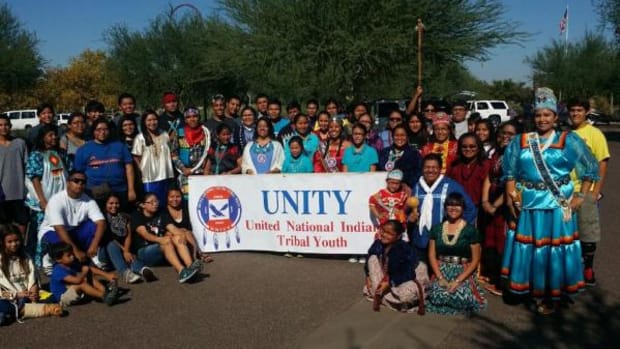 UNITY youth were selected to be Grand Marshals for the Native American Connections Parade in Phoenix, Arizona.