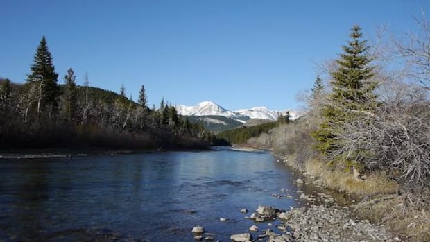 Badger Creek, in the sacred Badger–Two Medicine region of the Blackfeet Nation's traditional homelands, is part of the area threatened by oil leases granted more than 30 years ago.