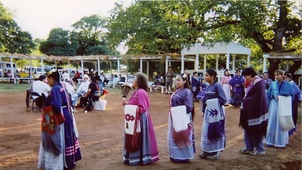 Turkey Dance, Caddo Tribal Complex, Binger, Oklahoma, 2000