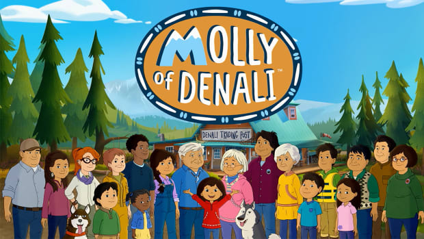 Pictured: Molly of Denali opening title shot.
