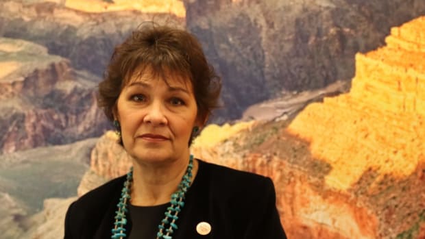 State Sen. Victoria Steele introduced a bill in the Arizona Legislature to establish a committee to track murdered and missing indigenous women and analyze the data. (Photo by Kelsey Mo/Cronkite News)