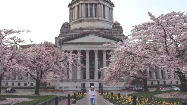 Pictured: Washington State Capitol Building, Olympia.