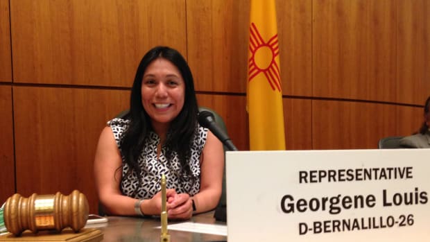 Georgene Louis, Acoma Pueblo, is a New Mexico state lawmaker and attorney. (Photo by Georgene for Congress)