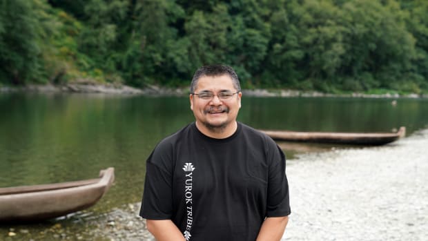 Pictured: Chairman Joseph James of the Yurok Tribe.