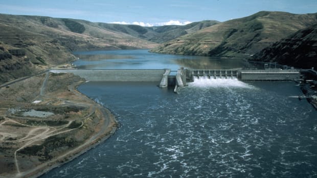 Pictured: Lower Granite Lock and Dam, on lower Snake River in southeastern Washington.