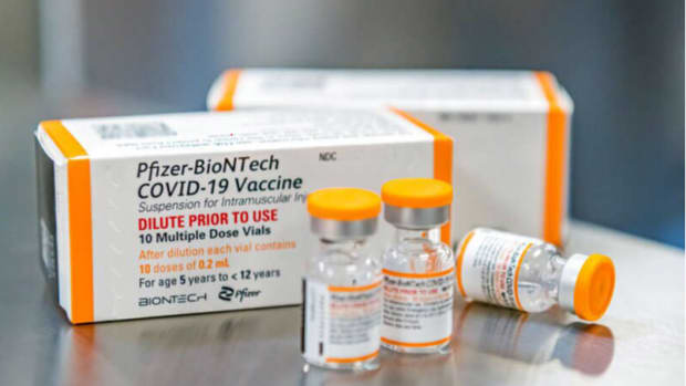 Pictured: Pfizer COVID-19 Vaccine.