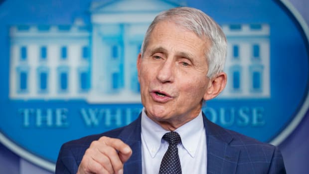 Dr. Anthony Fauci, director of the National Institute of Allergy and Infectious Diseases, speaks during the daily briefing at the White House in Washington, Wednesday, Dec. 1, 2021. U.S. health officials said Sunday, Dec. 5 that while the omicron variant of the coronavirus is rapidly spreading throughout the country, early indications suggest it may be less dangerous than delta, which continues to drive a surge of hospitalizations. President Joe Biden's chief medial adviser, Dr. Anthony Fauci, told CNN's “State of the Union” that scientists need more information before drawing conclusion's about omicron's severity. (AP Photo/Susan Walsh, File)