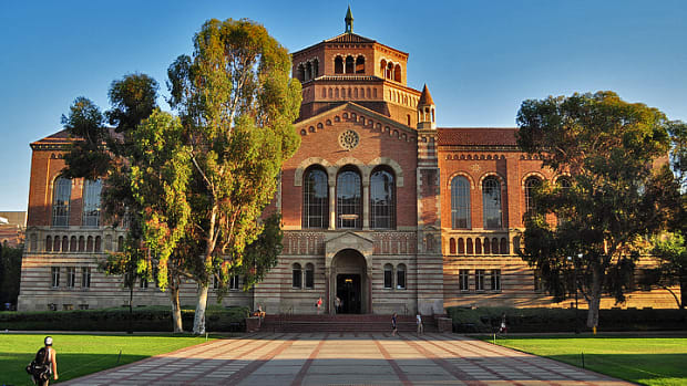 Powell library at UCLA is one of the most beautiful college libraries in the US. (Photo by Campus Grotto, Creative Commons)