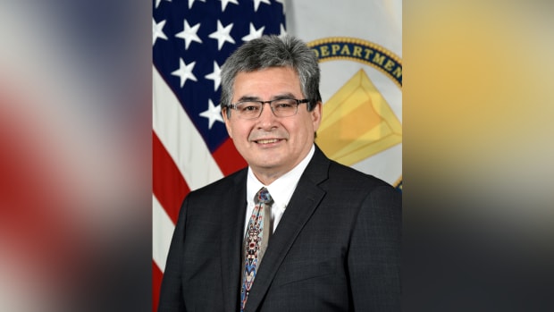 Jaime Pinkham, Nez Perce, is the acting assistant secretary of the Army Corps of Civil Works. (Photo courtesy of Army Pentagon Visual Office)