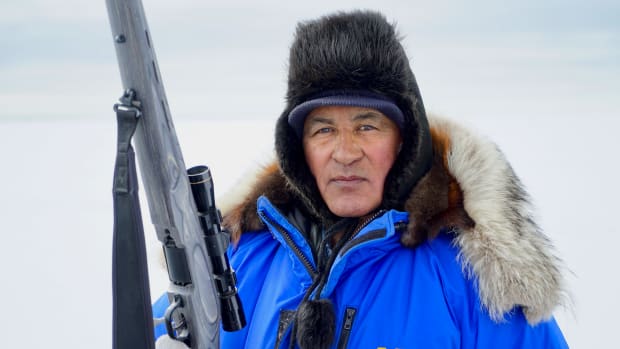 Roswell Schaffer, an Iñupiaq elder and hunter from Kotzebue, Alaska, who helped co-author the study. (Photo courtesy of Sarah Betcher, Farthest North Films, 2021)