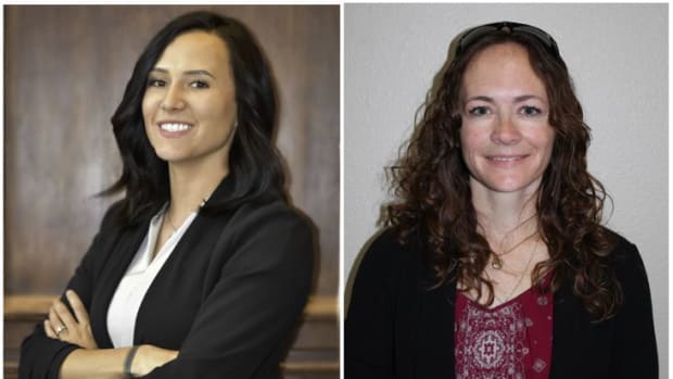 Allison Morrisette and Mary Beth Holzwarth were named Missing and Murdered Indigenous Persons coordinator and a human trafficking coordinator in South Dakota. (Photo courtesy of South Dakota Attorney General's office)