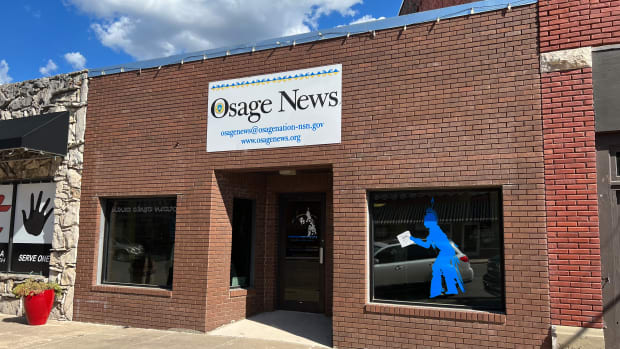 Osage News headquarters in Pawhuska, Oklahoma. (Photo courtesy of Osage News)