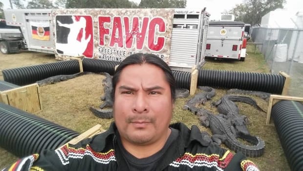 Everett Osceola, the Seminole Tribe of Florida's cultural ambassador, is also an actor and producer who wrestles alligators on the side. (Photo courtesy of Everett Osceola)