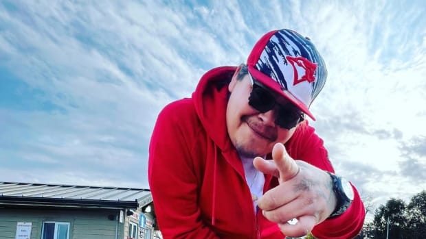 Hip-hop artist J-Rez, an Ojibwe Mohawk artist from Georgina Island First Nation Ontario, has unveiled a new single, “The Children featuring Fawn Wood,” dedicated to the children found in unmarked graves at residential schools across the U.S. and Canada. (Photo courtesy DKolonyzd Records)