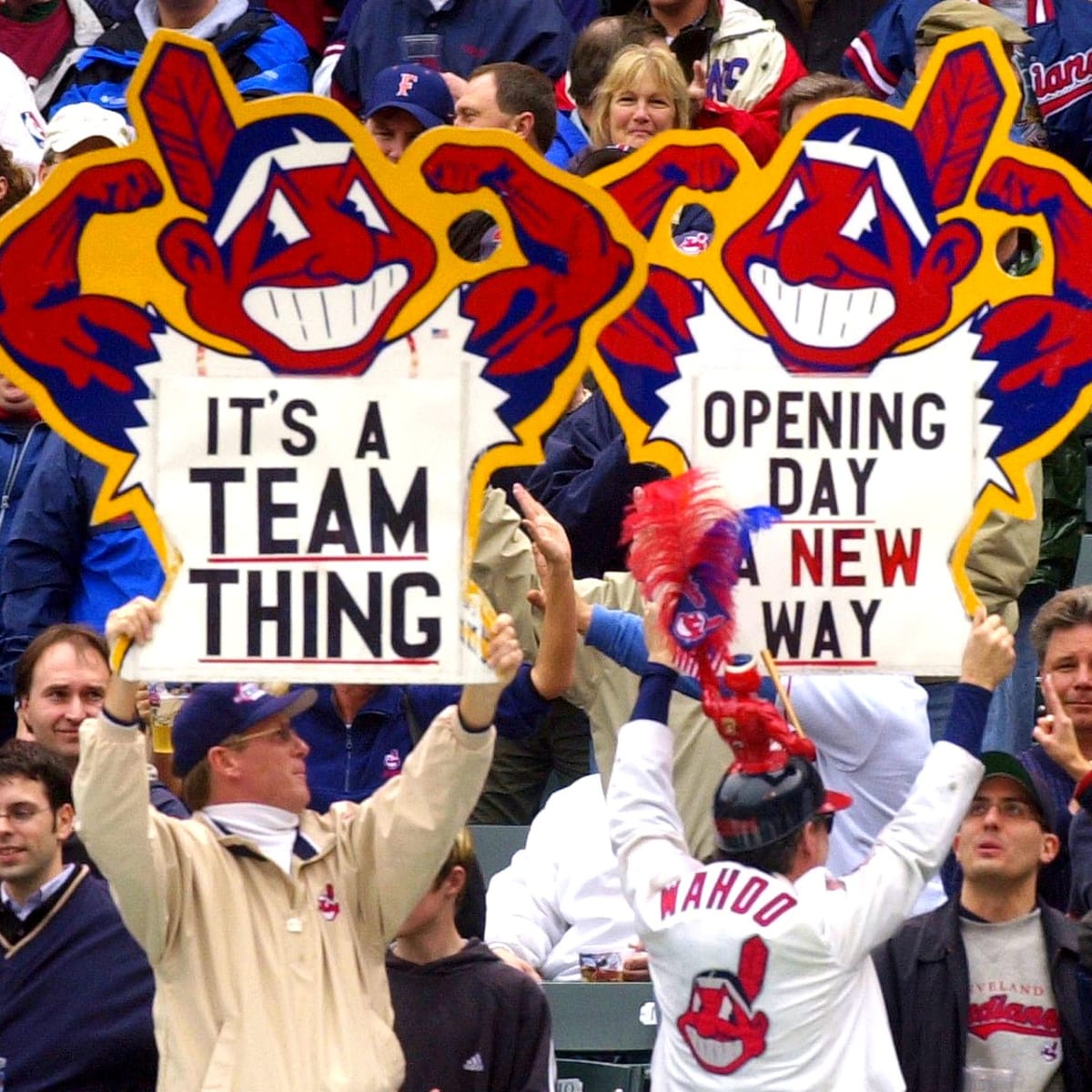 Original 'Chief Wahoo' logo designer cheers his Indians