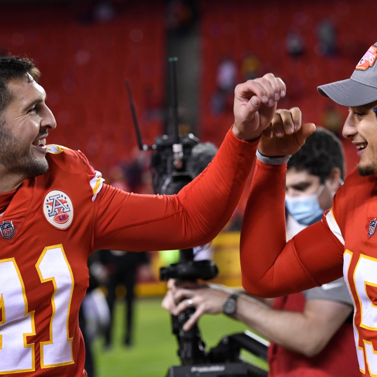 Kansas City Super Bowl 57 championship victory shirts, hats on