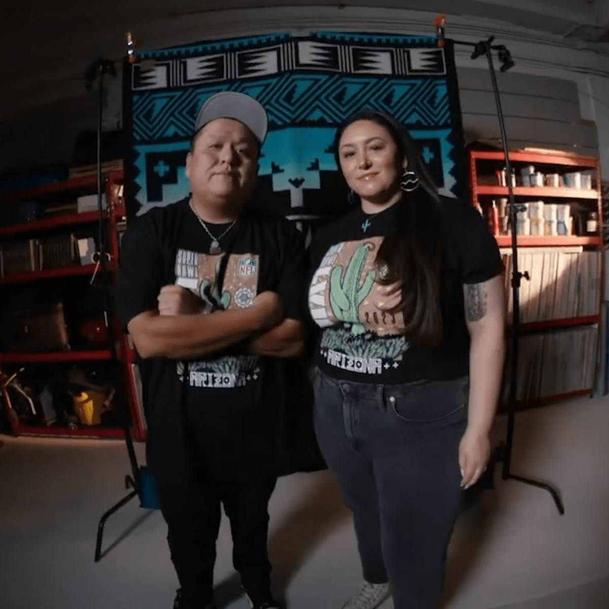 Arizona Indigenous artist featured on 2023 Super Bowl ticket