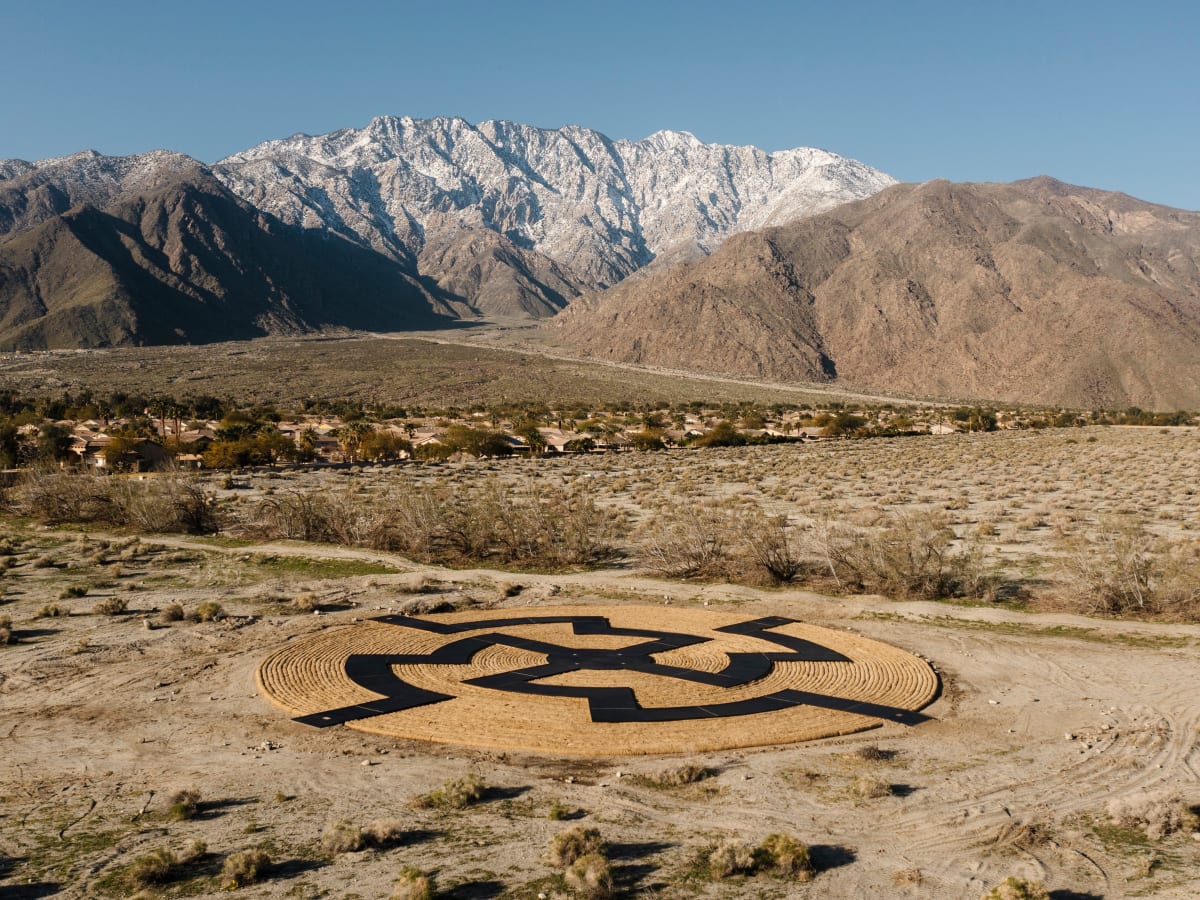 DESERT X: Indigenous artist creates giant basket maze - ICT News