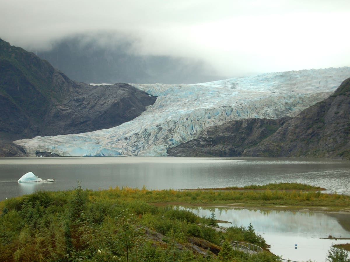 Mendenhall Glacier in Juneau, AK