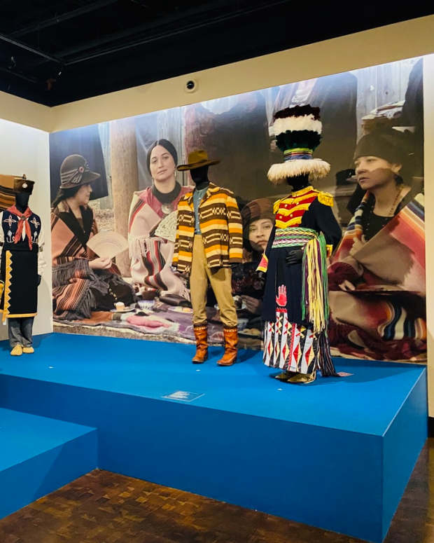 Costumes from 'Killers of the Flower Moon" are on exhibit at ASU Fashion Institute of Design and Merchandise Museum in Los Angeles. (Sandra Hale Schulman, ICT)