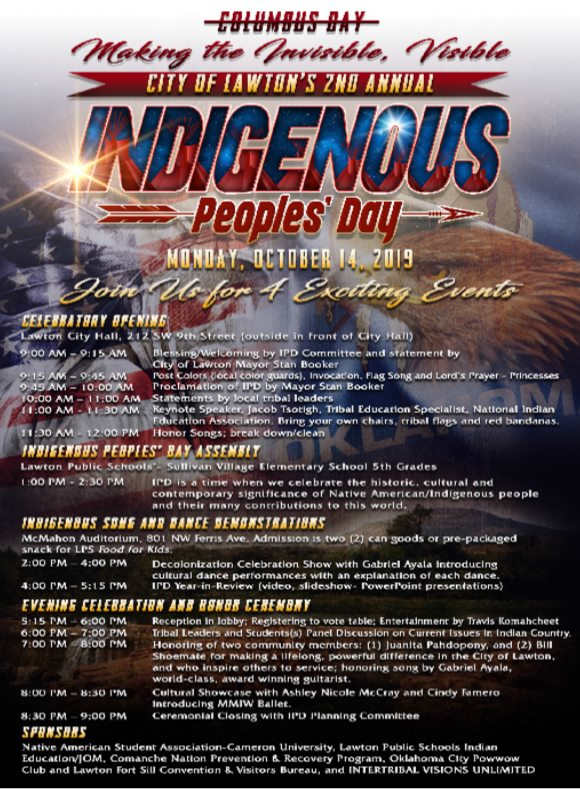 Indigenous everything. A list of Indigenous Peoples Day events. ICT News