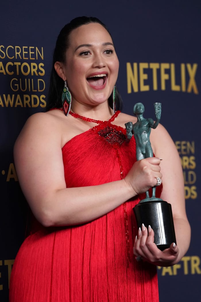 Lily Gladstone wins best actress at Screen Actors Guild Awards - ICT News