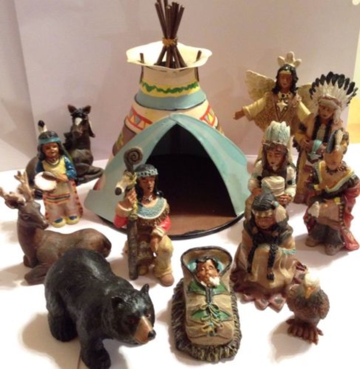 Native american deals nativity scene