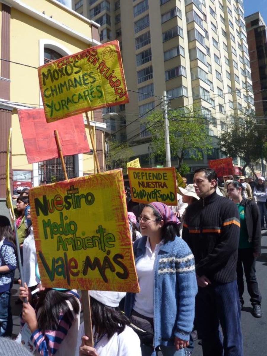 Indigenous Bolivians March Against Highway - ICT News