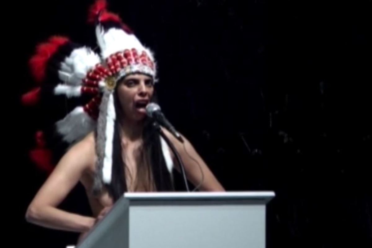 1200px x 799px - Nude Artist Wears Headdress, Producer Apologizes, Creates Native Program -  ICT News