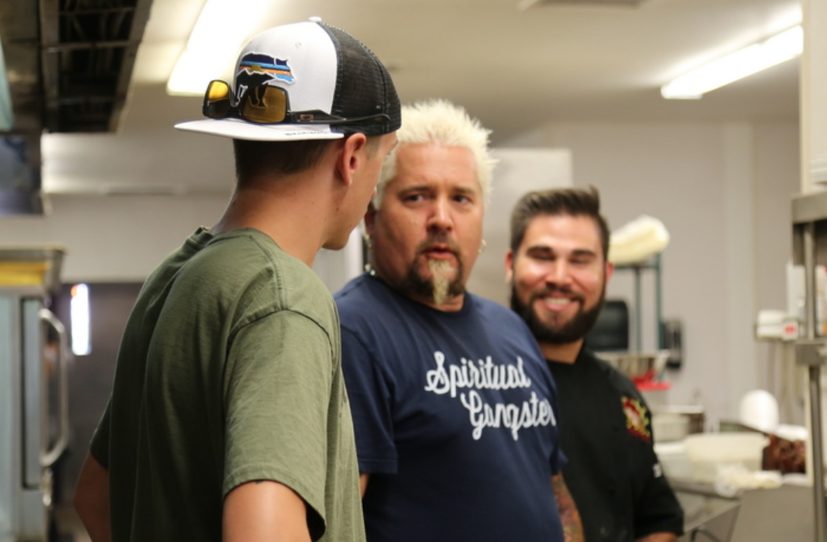 Food Network’s Guy Fieri brings family to Pueblo Harvest Cafe for ‘Guy ...