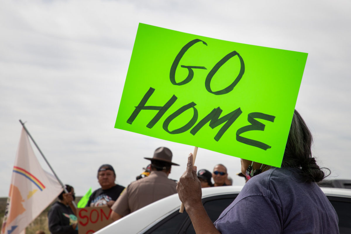 Chaco Canyon protest blocks event celebrating oil gas leasing ban