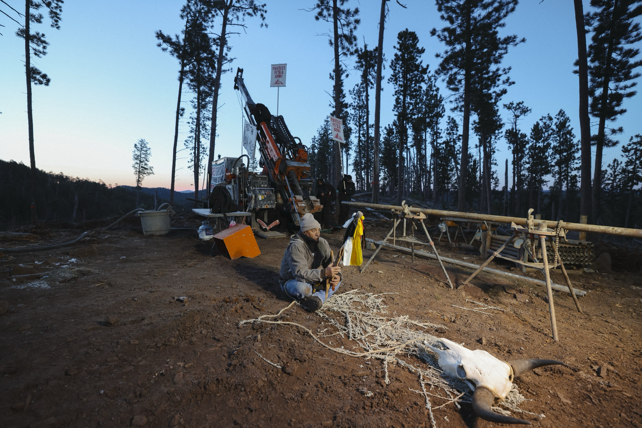 Drilling ends for weekend on second day of Black Hills occupation - ICT