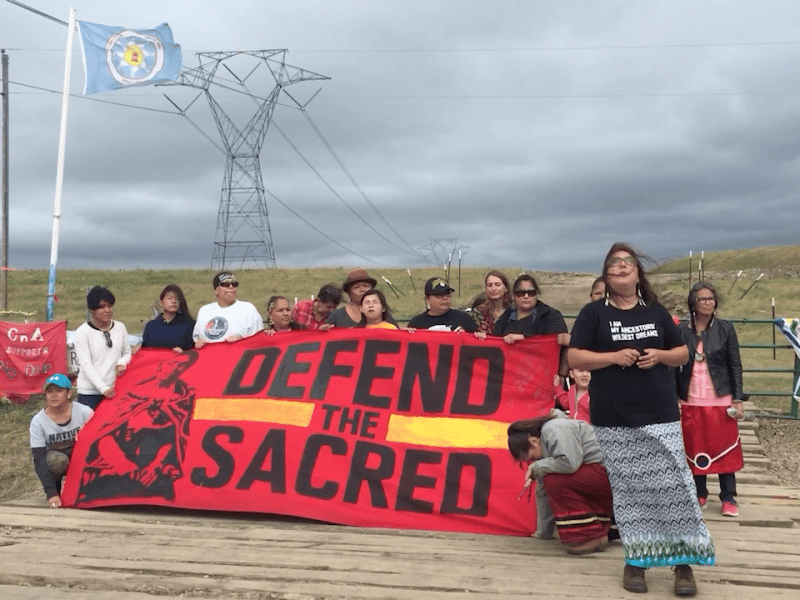 Dakota Access Pipeline protest #NODAPL ten years ago