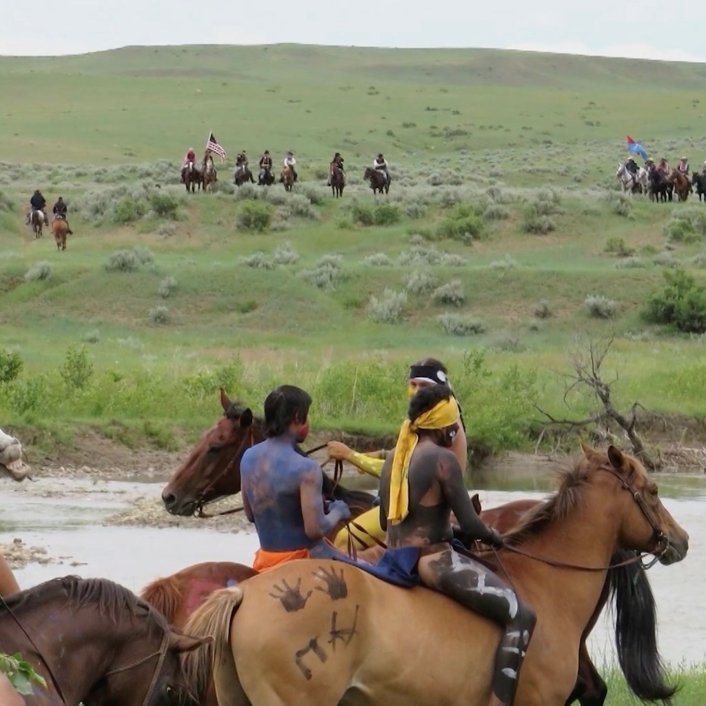 Battle of Greasy Grass also known as Custers last stand and Battle of Little Bighorn Celebration