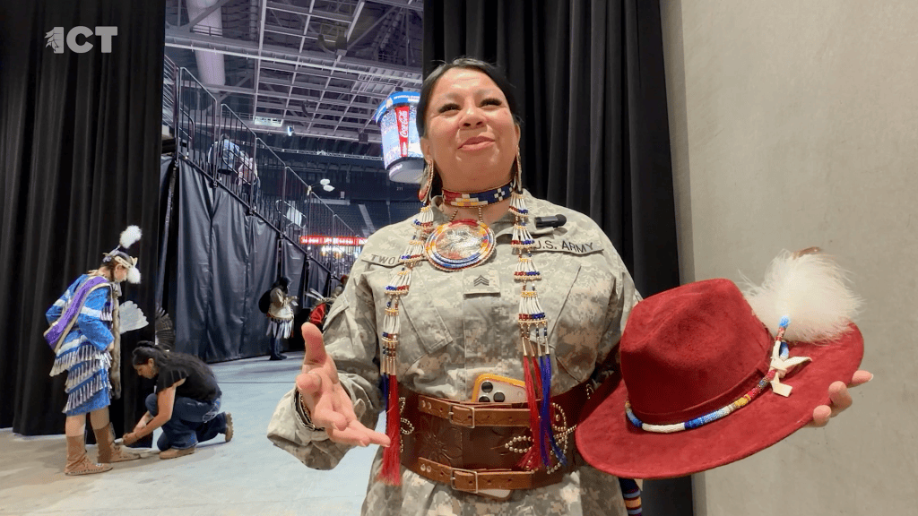 U.S. Army Native American at Black Hills Powwow