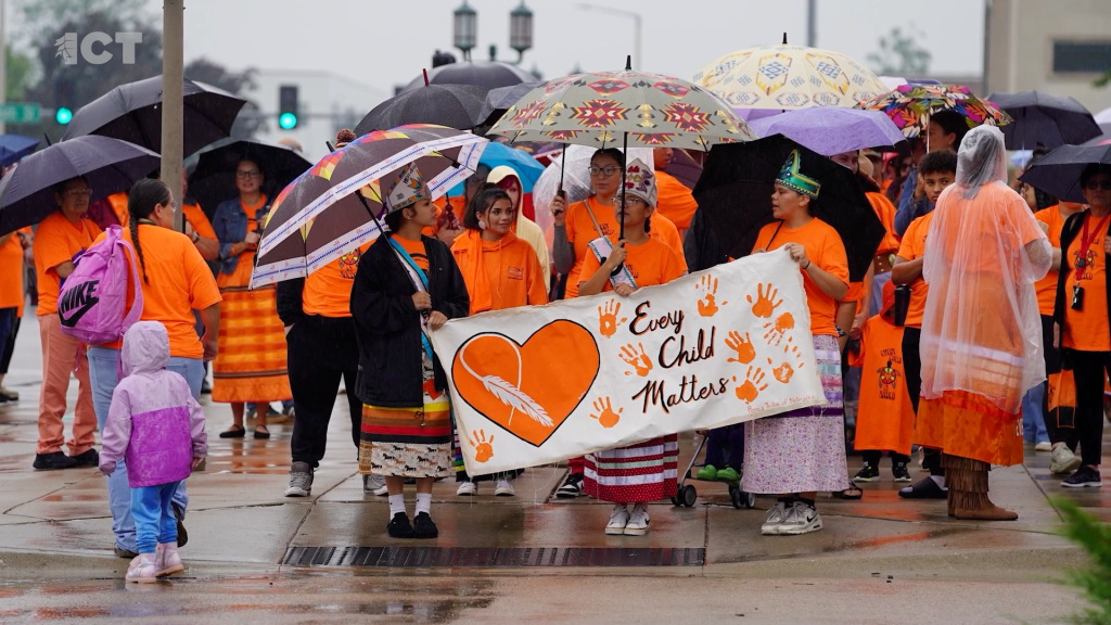 Orange shirt day gathering
