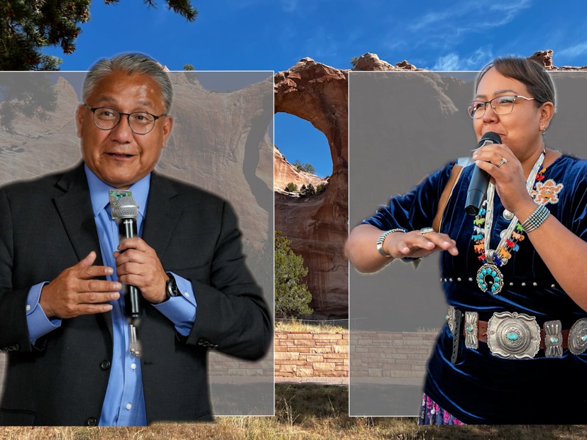 Crystalyne Curley, Justin Jones vie to become next Navajo Nation President